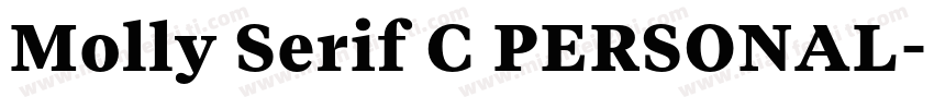 Molly Serif C PERSONAL字体转换